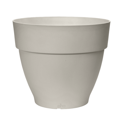 Elho Vibia Campana Vaso da Esterno 40 cm Bianco – 26,2 L, Plastica Riciclata, Resistente al Gelo