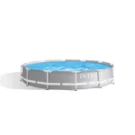 Intex Prism Frame 26712NP Piscina Rotonda 366×76 cm – Pompa Filtro 2006 L/h, Capacità 6.503 L