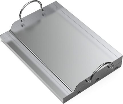 Onlyfire Plancha Acero Inoxidable 51 × 32 cm Barbacoa Universal Antiadherente