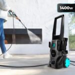 Cecotec Hidrolimpiadora HidroBoost 1400 EasyGo 1400 W 105 Bar Aluminio Ruedas - vista 4
