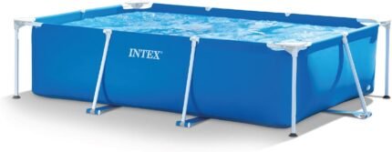Intex Piscina Rectangular Metal Frame 450 × 220 × 84 cm 7127 L Depuradora Incluida - vista 2