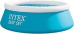 Intex Piscina Hinchable Easy Set 183 × 51 cm 880 L Familiar 2 Personas Azul