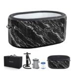 Bestway Lay-Z-Spa Glacial Dip Vasca Cold Plunge 152×92×71 cm – FortiFiber, Pompa Filtro 1.249 L/h