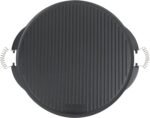 BBQ-Toro Plancha Hierro Fundido Ø53 cm Reversible Esmaltada Asas Barbacoa