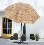CLSDRZC Sombrilla de terraza de 8 pies (244 cm) con 8 varillas - vista 2
