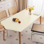 Mewsic Mantel Impermeable Elástico 90 × 150 cm PU Ajustable Antimanchas Blanco - vista 2