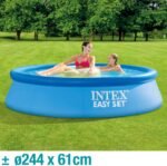 Intex Piscina Hinchable Easy Set 244 × 61 cm 1942 L Familiar 2-3 Personas Azul - vista 3