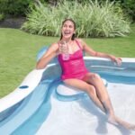 Intex Piscina Hinchable Familiar 4 Asientos 229 × 229 × 66 cm 990 L 2 Portavasos - vista 3
