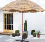 CLSDRZC Sombrilla de terraza de 8 pies (244 cm) con 8 varillas - vista 4