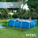 Intex Piscina Rectangular Metal Frame 450 × 220 × 84 cm 7127 L Depuradora Incluida - vista 4