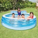 Intex Piscina Familiar 4 Asientos 229 × 218 × 79 cm 590 L Respaldo Portavasos - vista 4