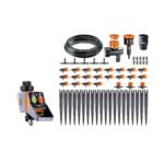 Claber Kit Irrigazione a Goccia con Programmatore Pratico – 20 Punti, Collegabile alla Rete Idrica