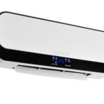Olimpia Splendid Caldo Up T Termoventilatore Ceramico a Parete 2000 W – Telecomando, Timer Settimanale, Flap Oscillante