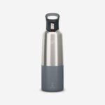 Quechua Borraccia Termica Inox 900 1 L – Doppia Parete, Tappo Rapido Bloccabile